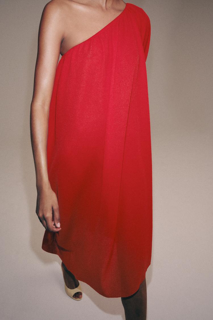 ASYMMETRIC KNIT DRESS